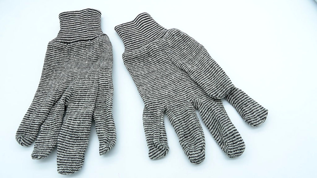 Jersey Glove White & Black Colour