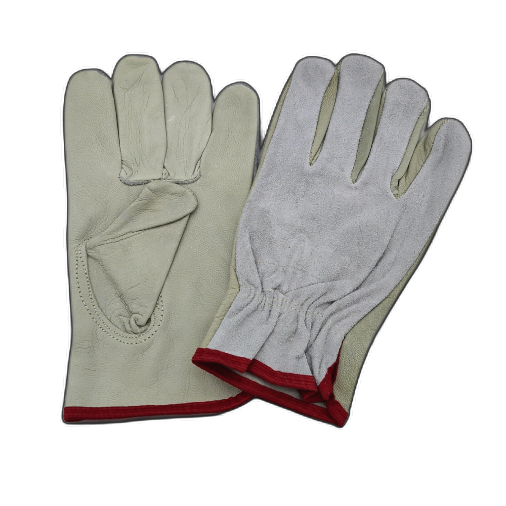 Leather Drivers Glove Small Natural/Red (or 12/$49.99)