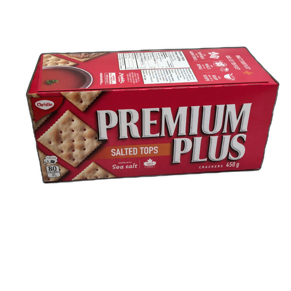 Premium Plus Crackers Salted Tops 450g.
