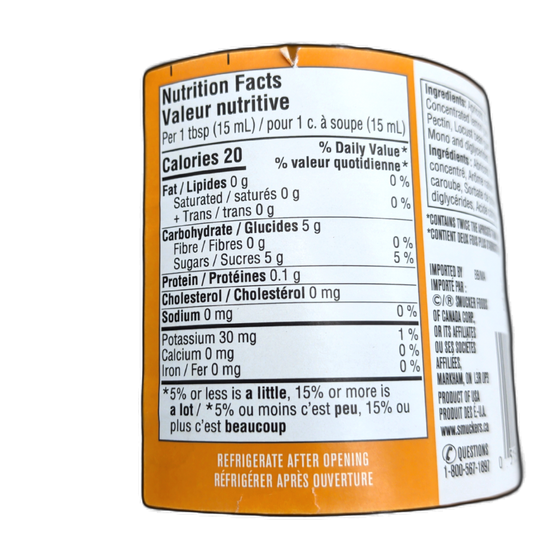Apricot Fruit Spread Double Fruit 390mL Smucker's - Additional View