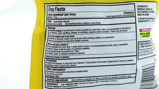Halls Cough & Throat Relief Honey Lemon 70pk. - Additional View
