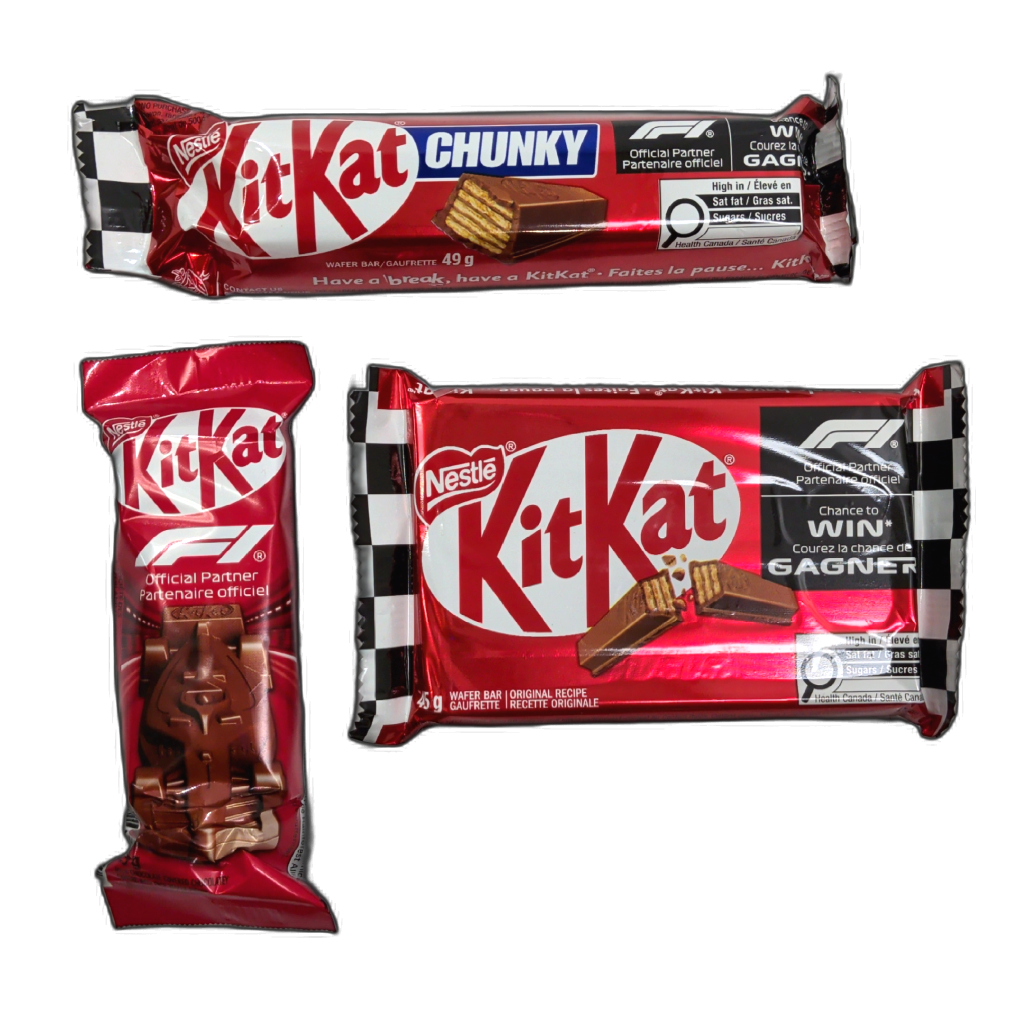 Kit Kat F1 Assorted Chocolate Bars (in Display) - Sold Seperate BB-2026-11-01