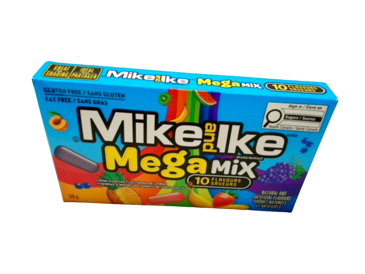 Mike And Ike Mega Mix 10 Flavours 120g.