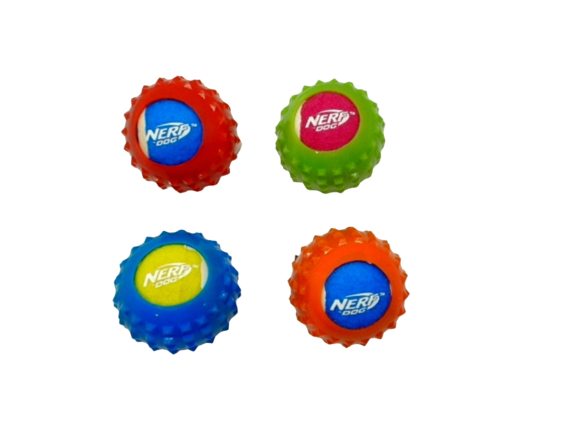 Dog Toy Armor Tennis Ball Assorted Colours Nerf Dog