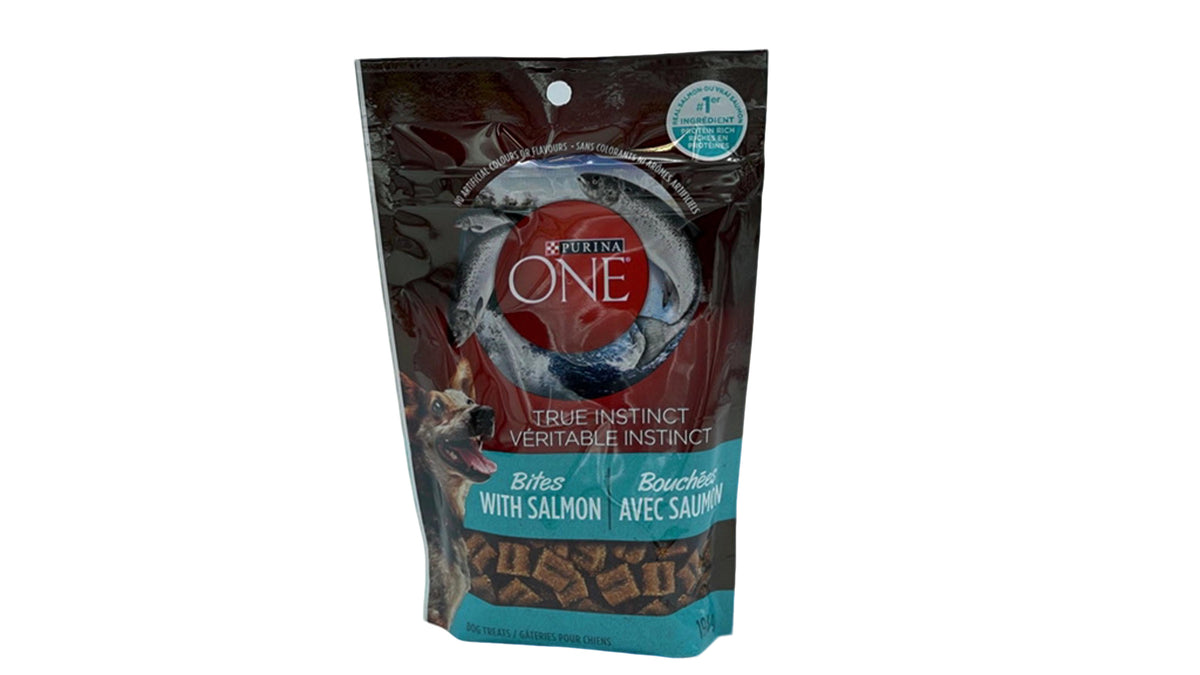 Dog Treats Purina One True Instinct Bites W/salmon 198g.