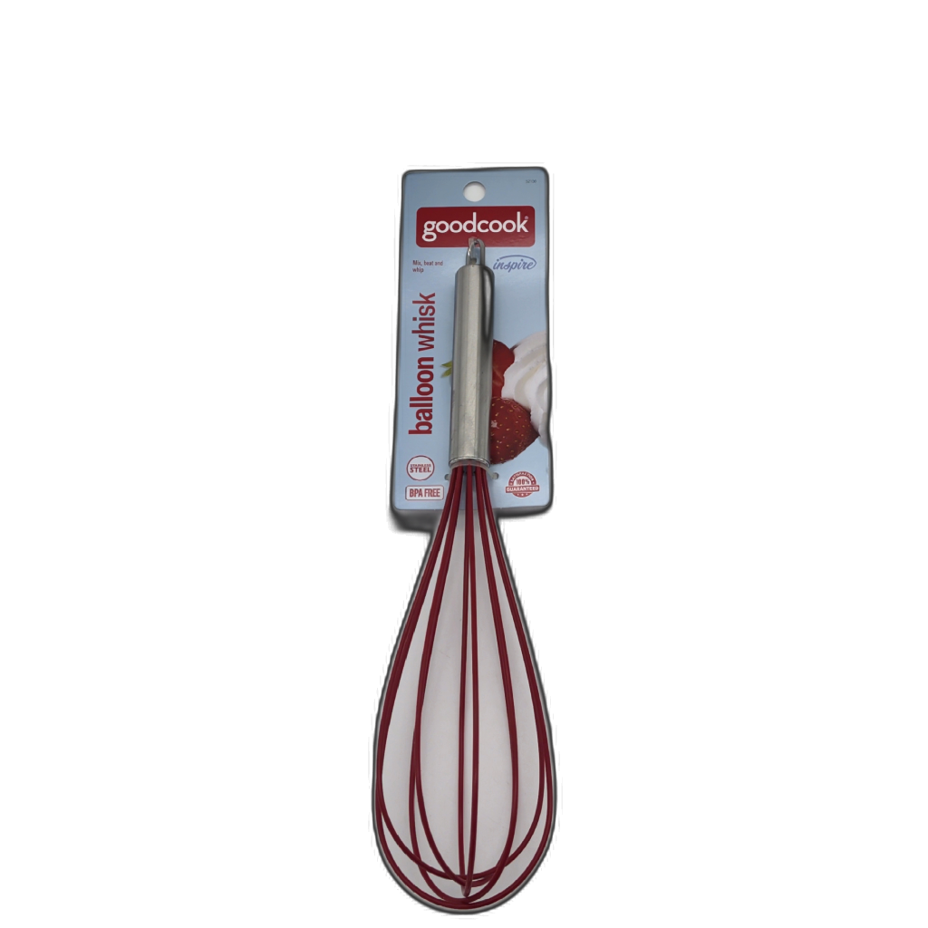 Fouet ballon Goodcook 28 cm, manche en acier inoxydable