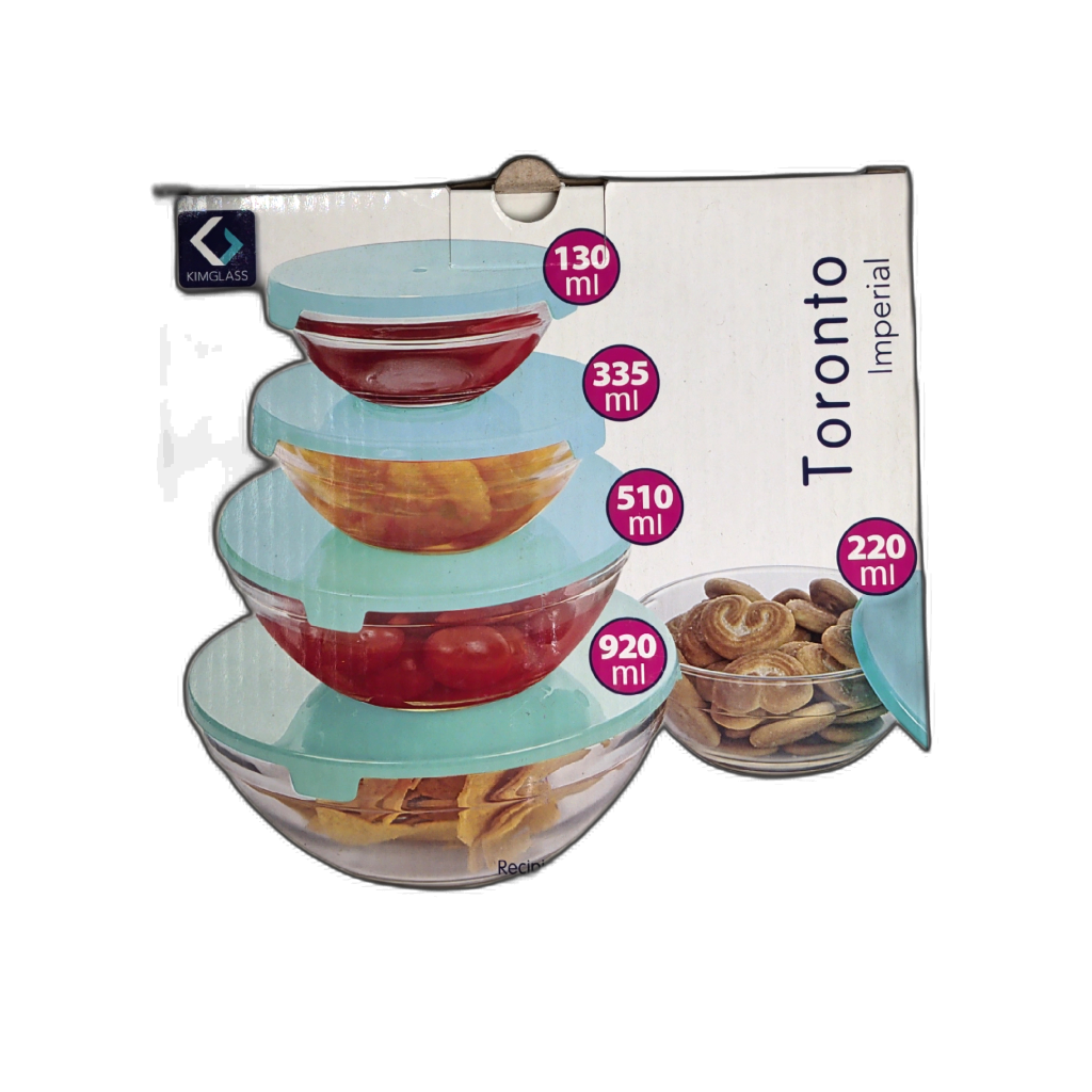 10pc. Bowl Set w/Snap Lids Toronto Imperial