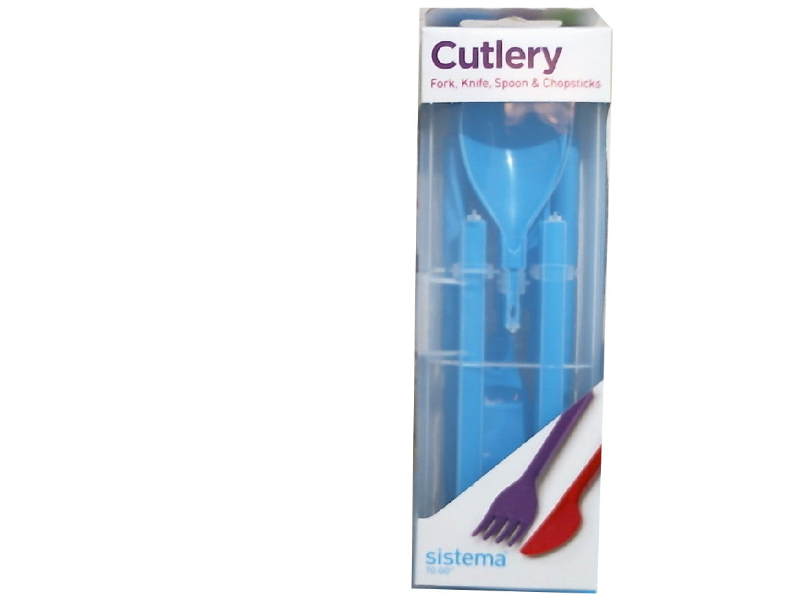 Cutlery Plastic Sistema To Go Ass't Colours