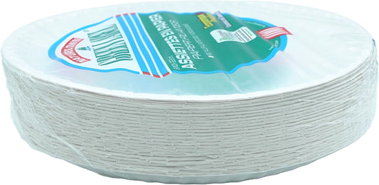 Paper Plates 9" 100pk. Green Label - Additional View
