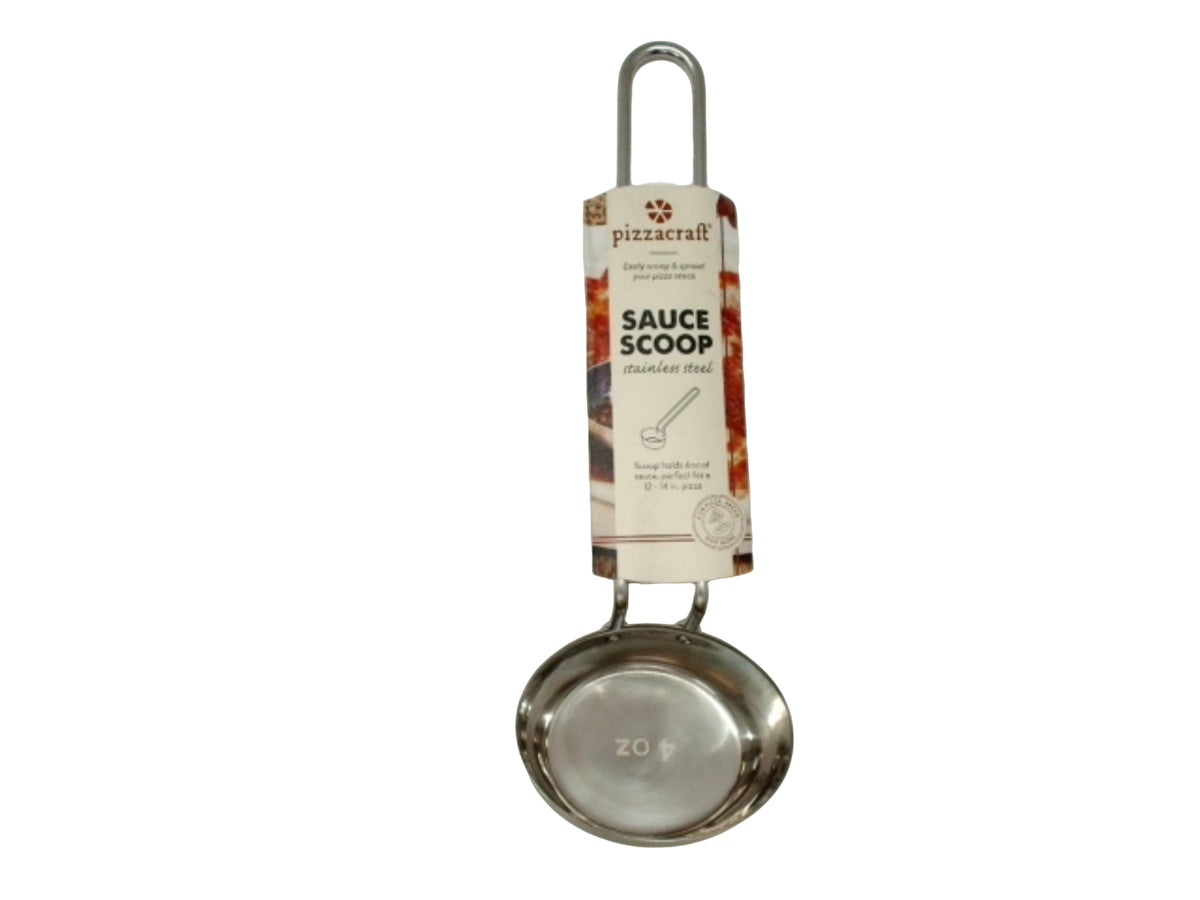 Sauce Scoop 4oz. Stainless Steel Pizzacraft