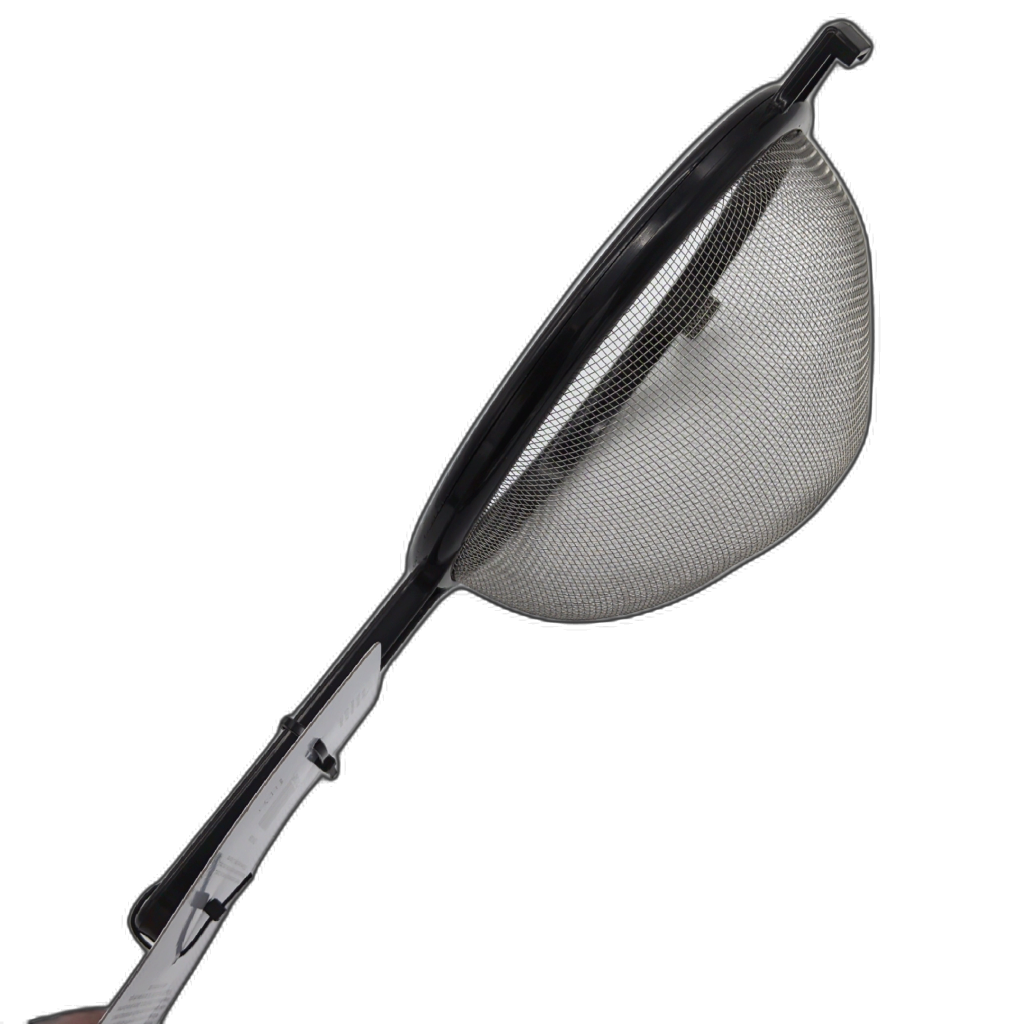 7" Strainer Stainless Steel Mesh w/Black Plastic Handle Farberware - Additional View
