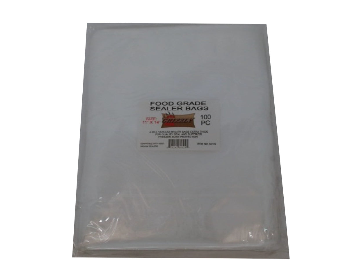 Vacuum Sealer Bags 11"x14" 100pk. Grizzly