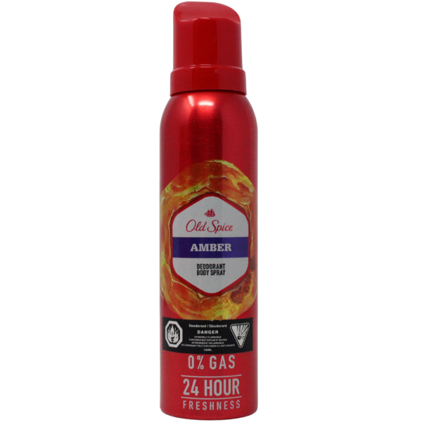 Old Spice Deodorant Spray Amber 140mL