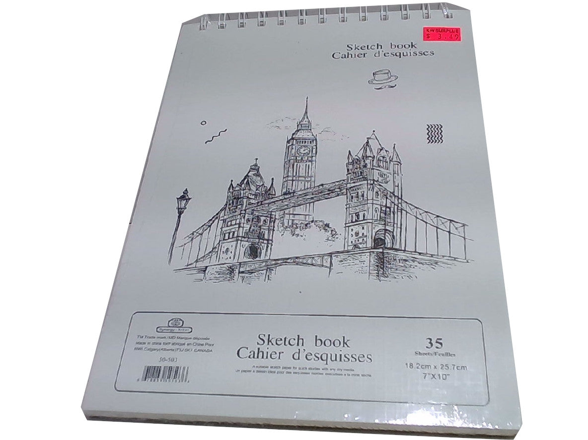 Sketch Book 35 Sheets 8.25x11.25"
