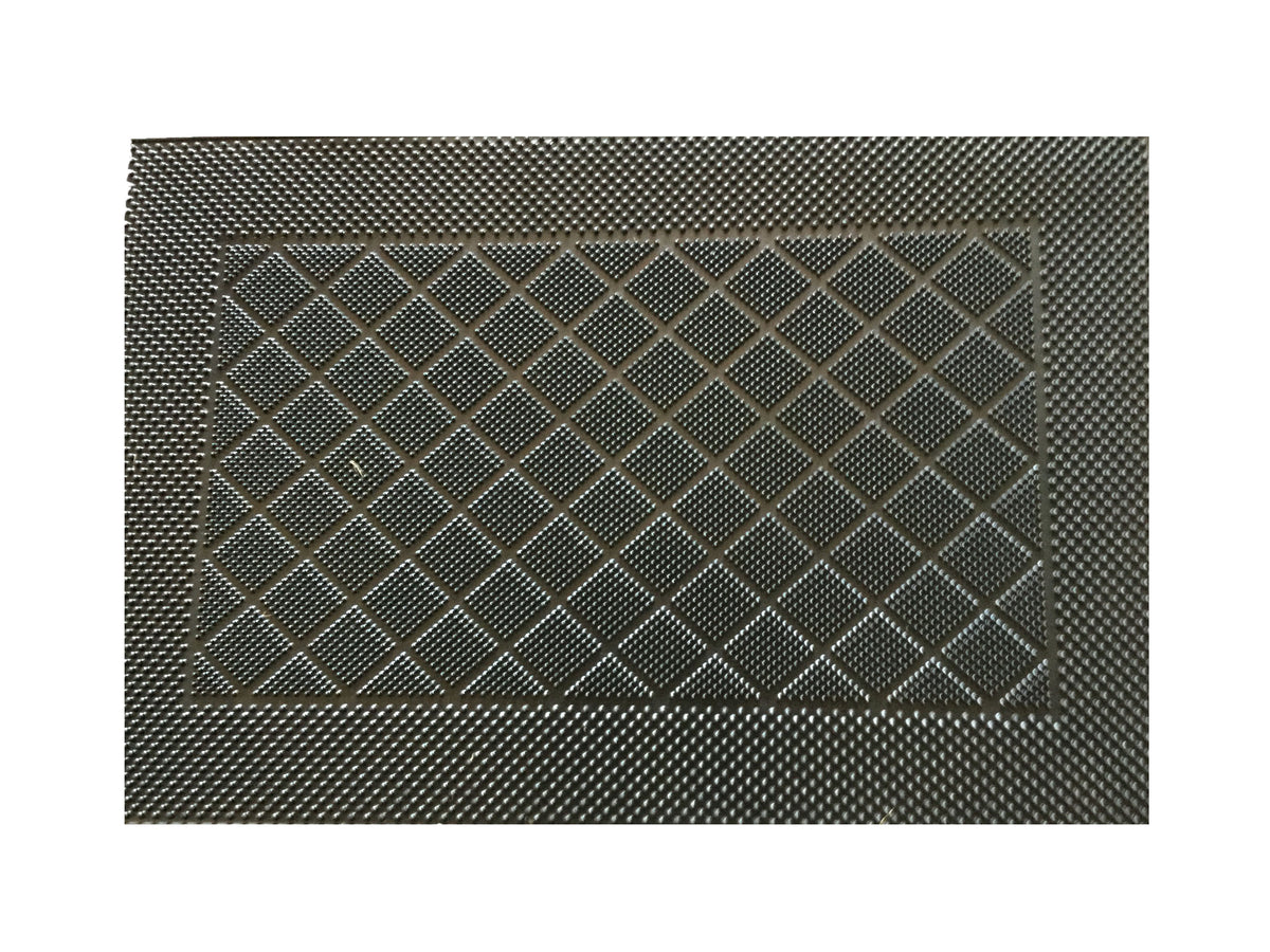 Rubber pin mat, diamond pattern 15.75 x 23.6 inch