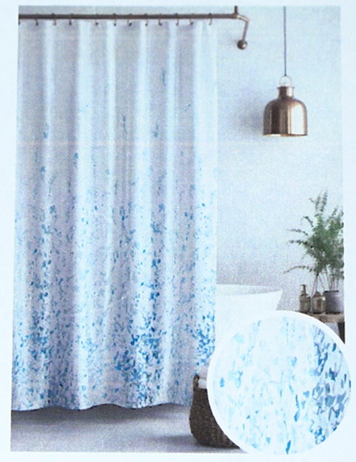 Shower Curtain Summer Breeze 70x72 Inch Polyester Printed Fabric
