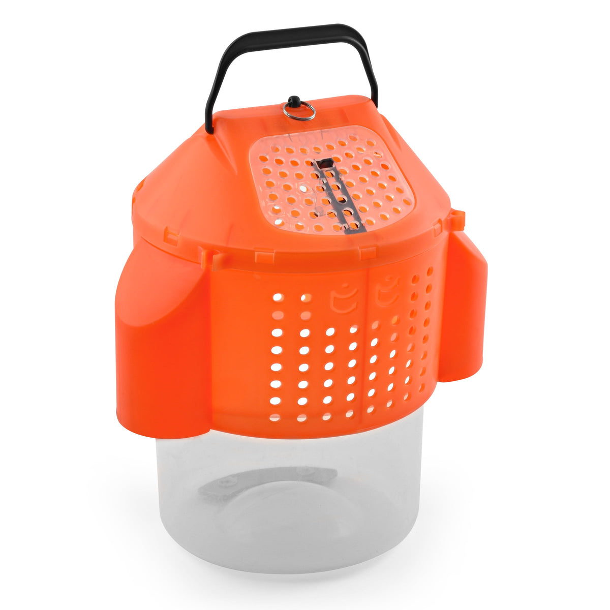 Collapsible Bait Bucket Orange Plastic South Bend - Additional View