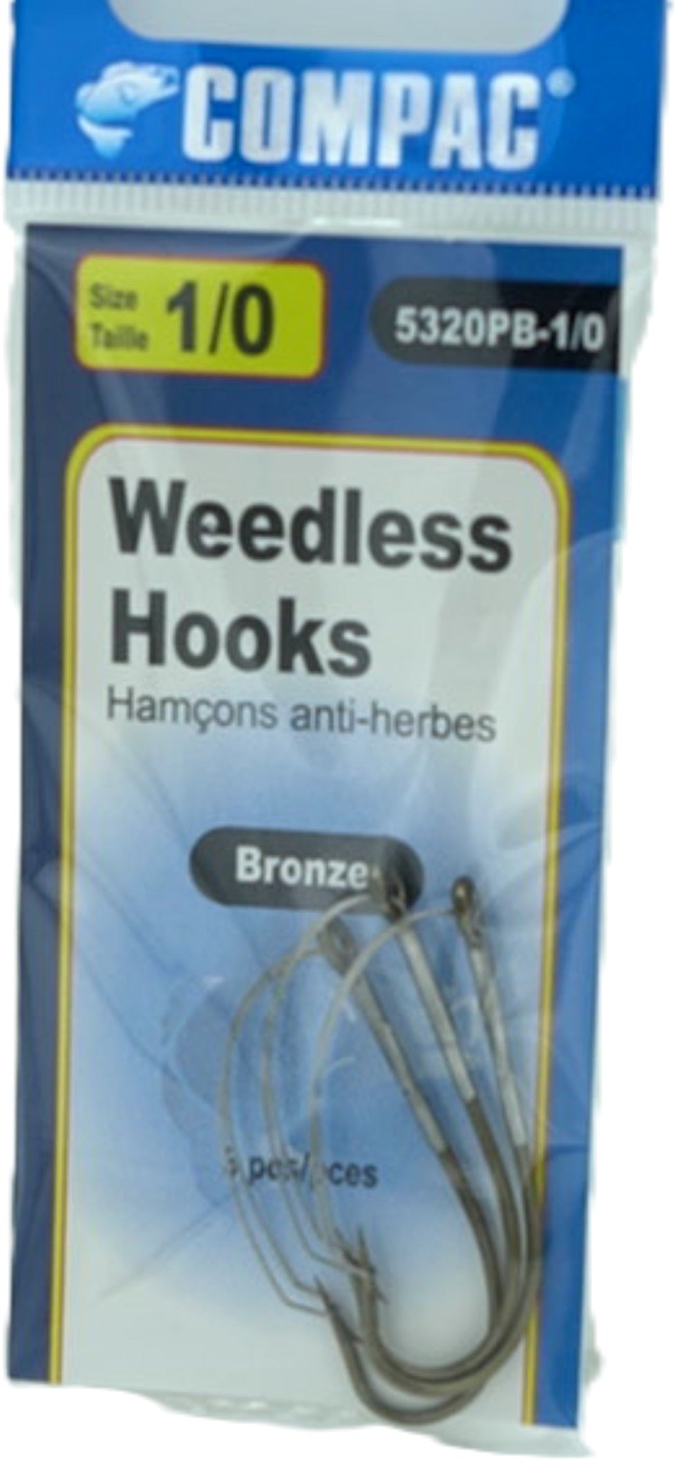 Hameçons anti-herbe, paquet de 3
