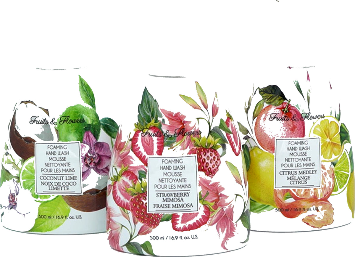 Savon Moussant Mains 500 mL Assortiment 45402 Fruits & Fleurs