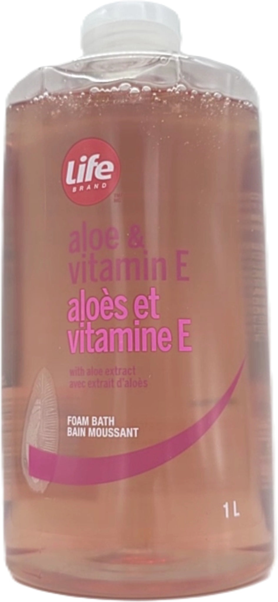 Foam Bath Aloe & Vitamin E 1L Life Brand