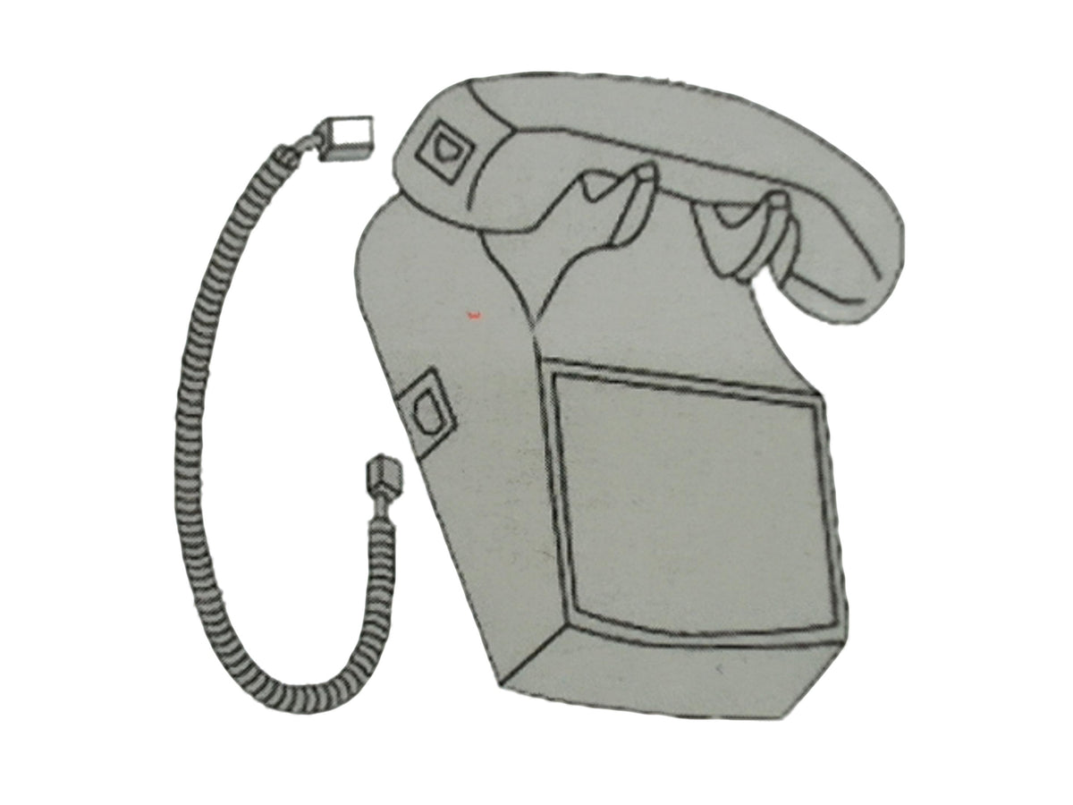 Phone Line Cord Black 25 foot - Additional View
