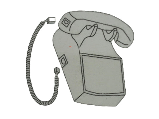 Phone Line Cord Black 25 foot - Additional View