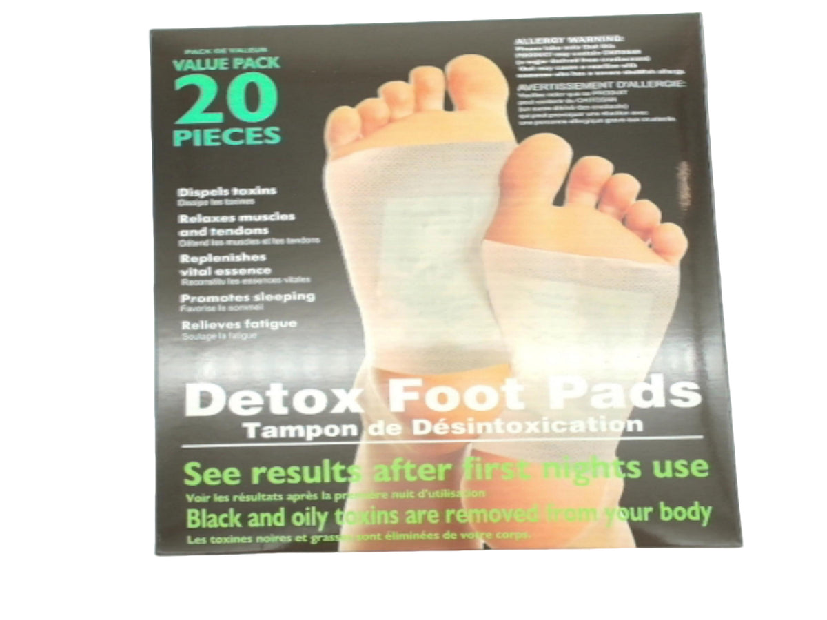 Patchs détox pour les pieds, 20 pièces. Lot économique