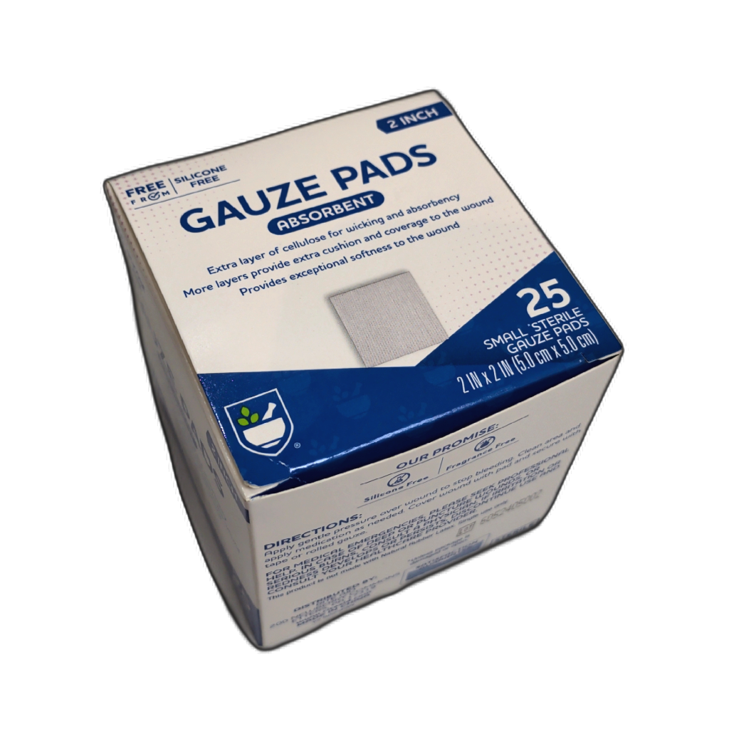 Gauze Pads 2" X 2" 25pk. Rite Aid