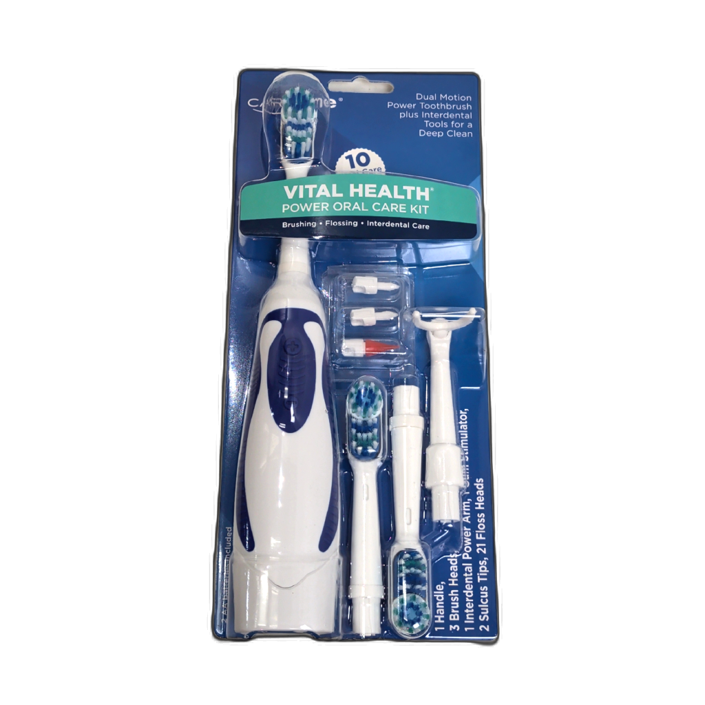 Power Toothbrush w/6pc. Attatchments Careone