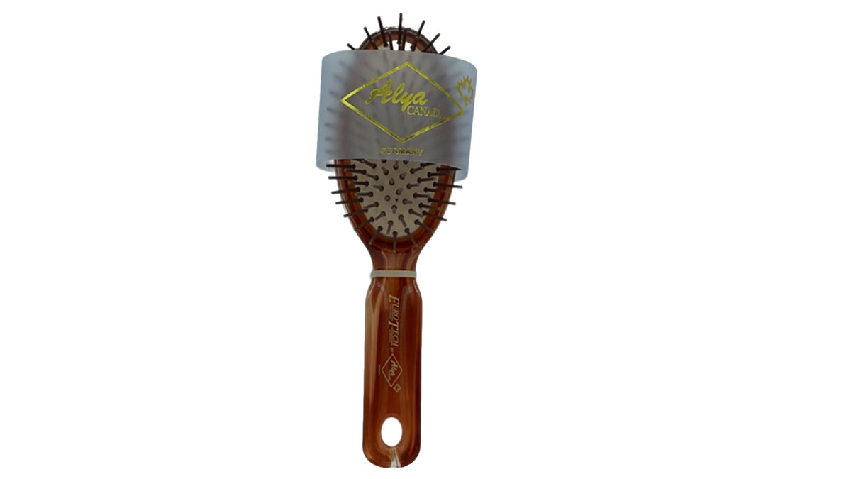 Hairbrush Brown Plastic Handle Euro Tech