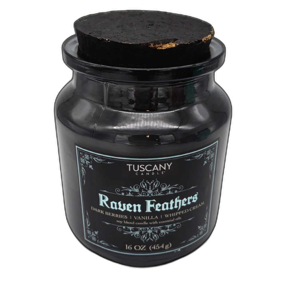 Bougie en Jarre 16oz. Plumes de Corbeau Tuscany Candle