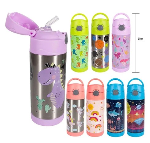 Bottle 355ml Kids Insulated Ass't Designs