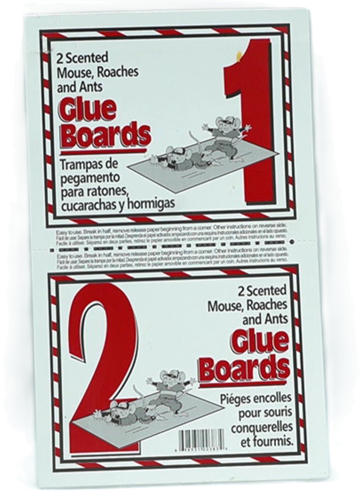Scented Glue Board Trap 2pk. For Mouse, Roaches & Ants