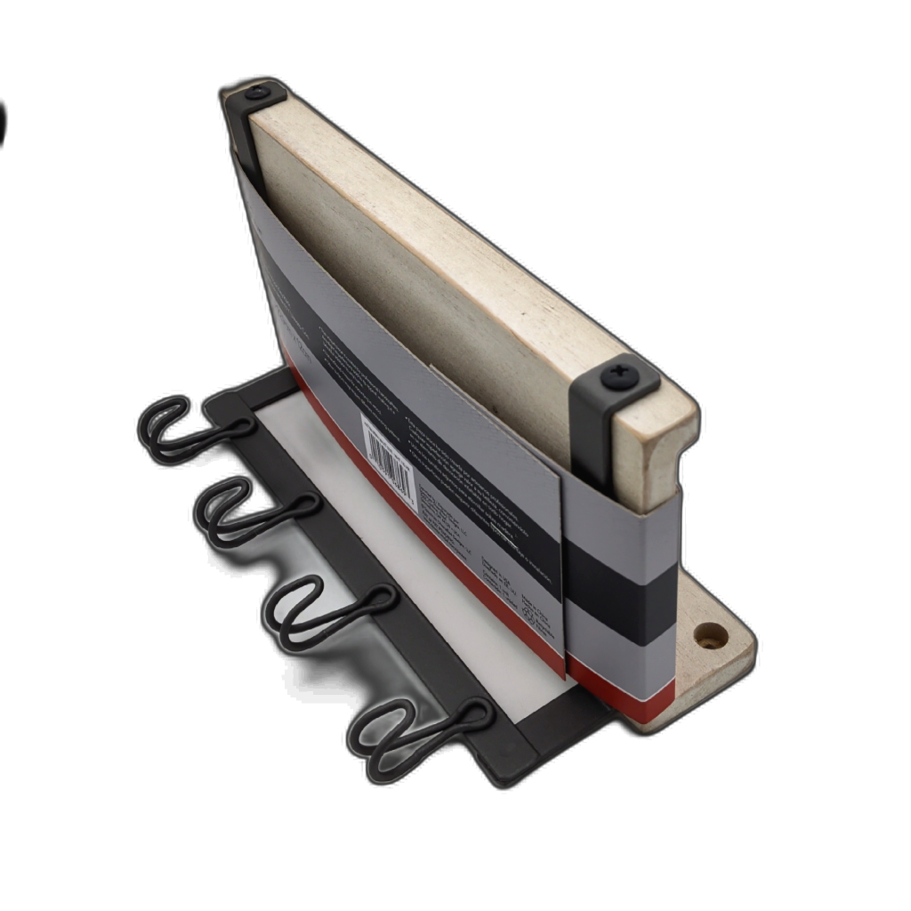 Valet Station & 4 Hook Key Rack 4.5" x 9" x 4.75" Rowan Spectrum