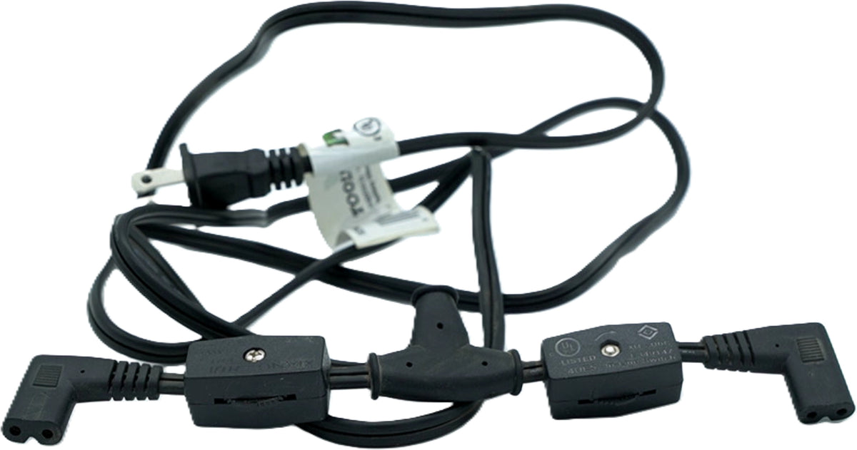 EDJ/EDK Power Cord 6' Dual Switch For 2 Fixtures ProYard Hydro