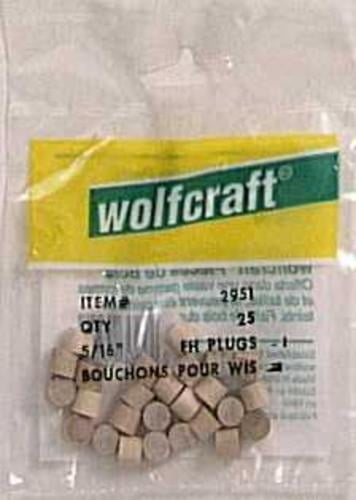 Flat Head Plug 5/16" 25pk. Hardwood Wolfcraft - Additional View