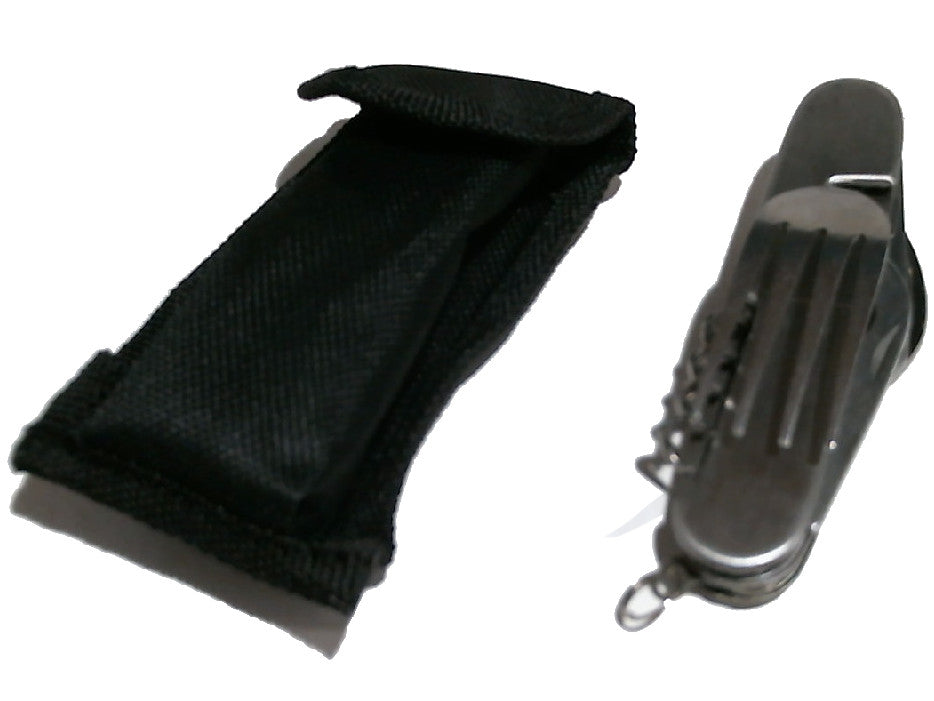 Camping Tool 7 In 1 Utensils Stainless Steel w/Pouch (PROMO)
