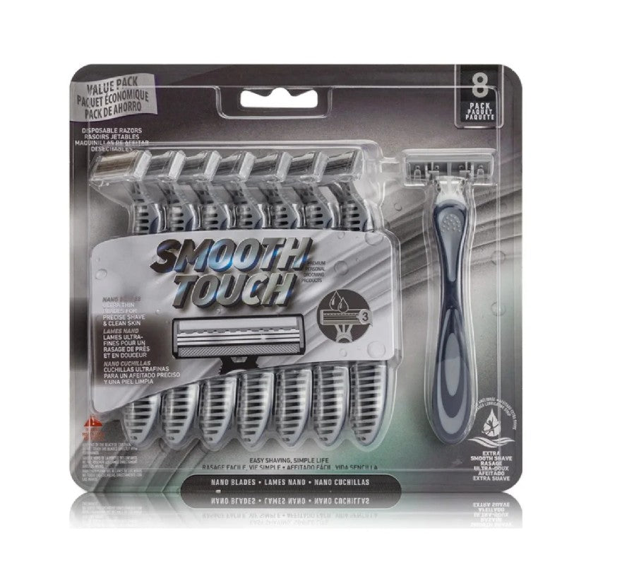 Men's Razor 3-Blade 8Pk Smooth Touch