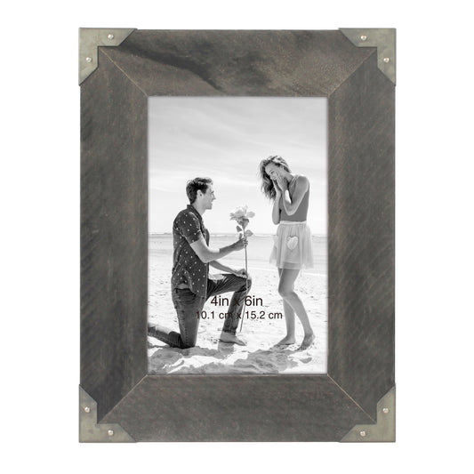 Picture Frame 4" x 6" Dark Wood Better Homes & Gardens (display) - Additional View