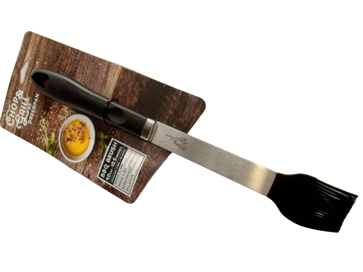Barbecue Brush 15.5" Stainless Steel Chop & Grill By Greenpan