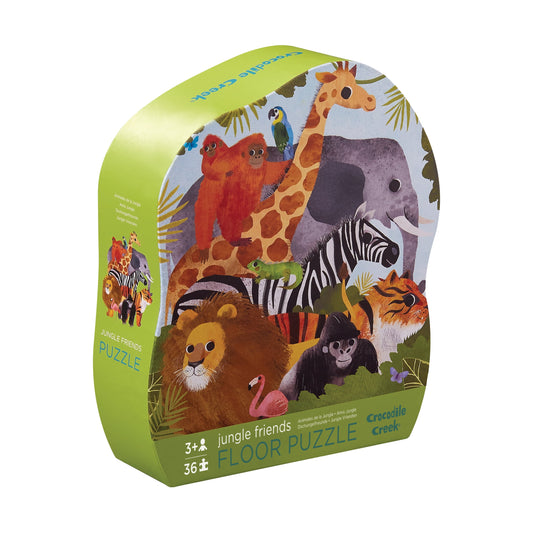 Jungle Friends Floor Puzzle 36pc. Crocodile Creek - Additional View