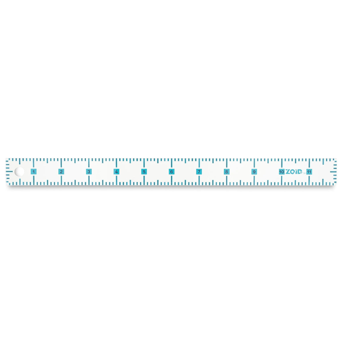 Acrylic Ruler 1" x 12" Zoid - Additional View