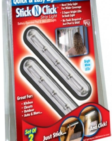 Stick N Click Strip LED Light 2pk. As Seen On Tv - Additional View