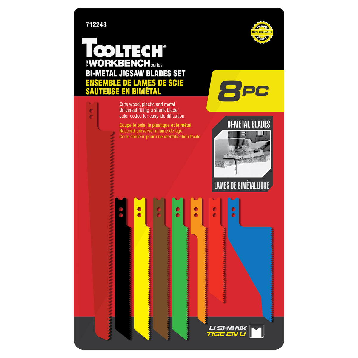 Jig Saw Blade Set 8 Pc