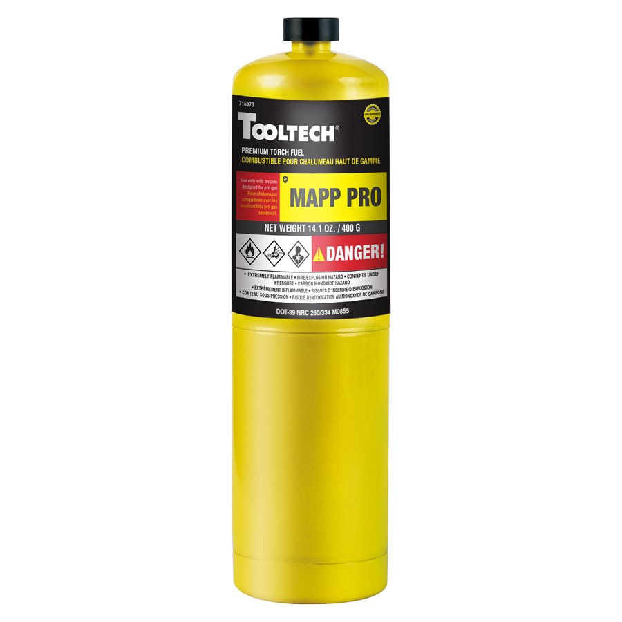 Gas Hand Torch Cylinder 14.1oz HAZ MAPP