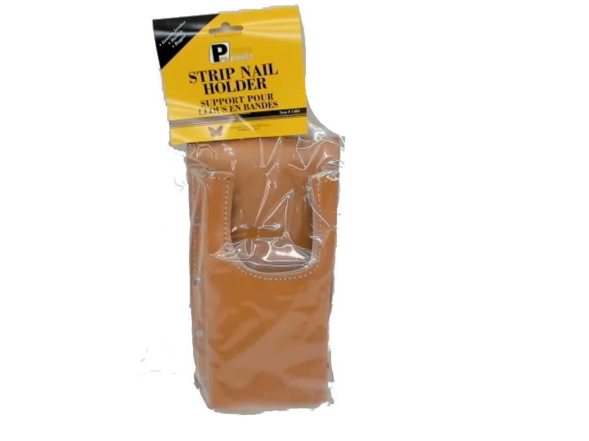 Pochette en cuir professionnel pour support de clous en bande