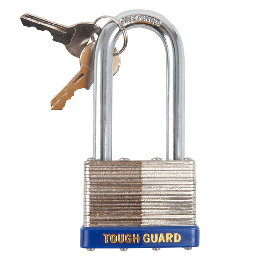Padlock laminated 50mm steel long shackle tough guard - Additional View