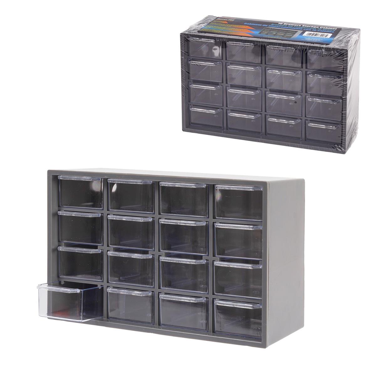 Storage Cabinet 16 Drawers 8.6" x 3.5" x 5.5"