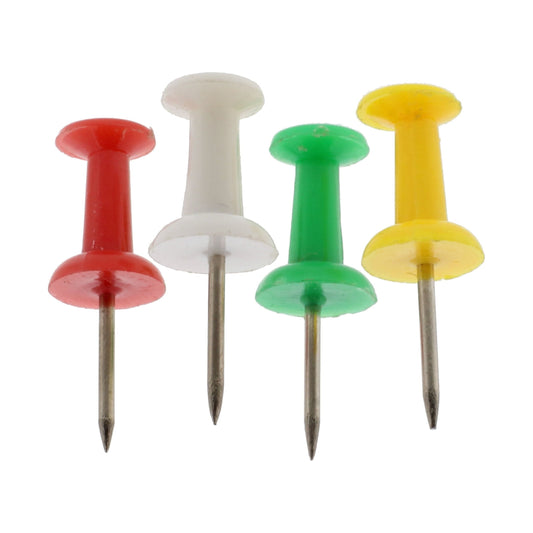 Push Pins 75pk. Assorted Colours Bulldog - Additional View