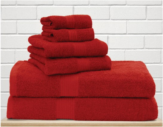 Facecloth Red 13 x 13 Allure